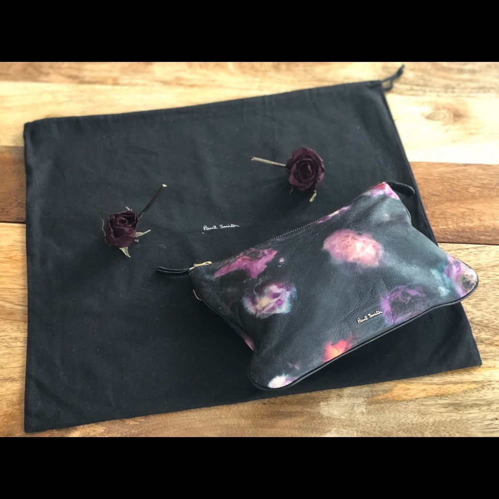 Paul Smith Floral Leather cross body/ clutch bag